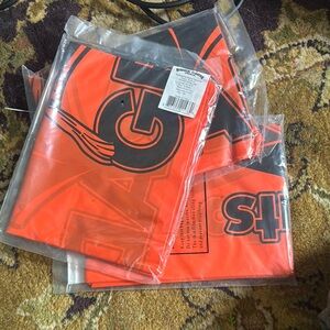 Bright Orange Disposable Tableware Set